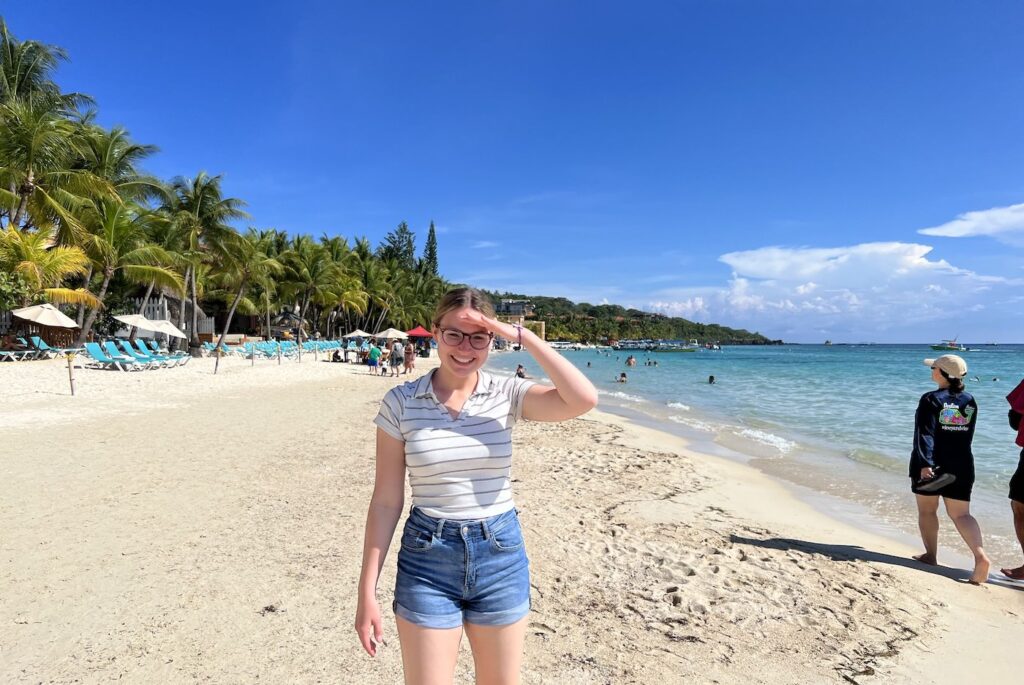 West end beach in Roatan 