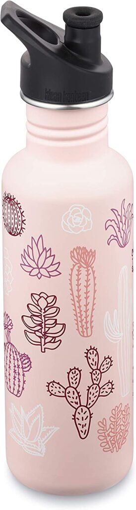  Klean Kanteen Classic Bottle, chic pink travel water bottle 