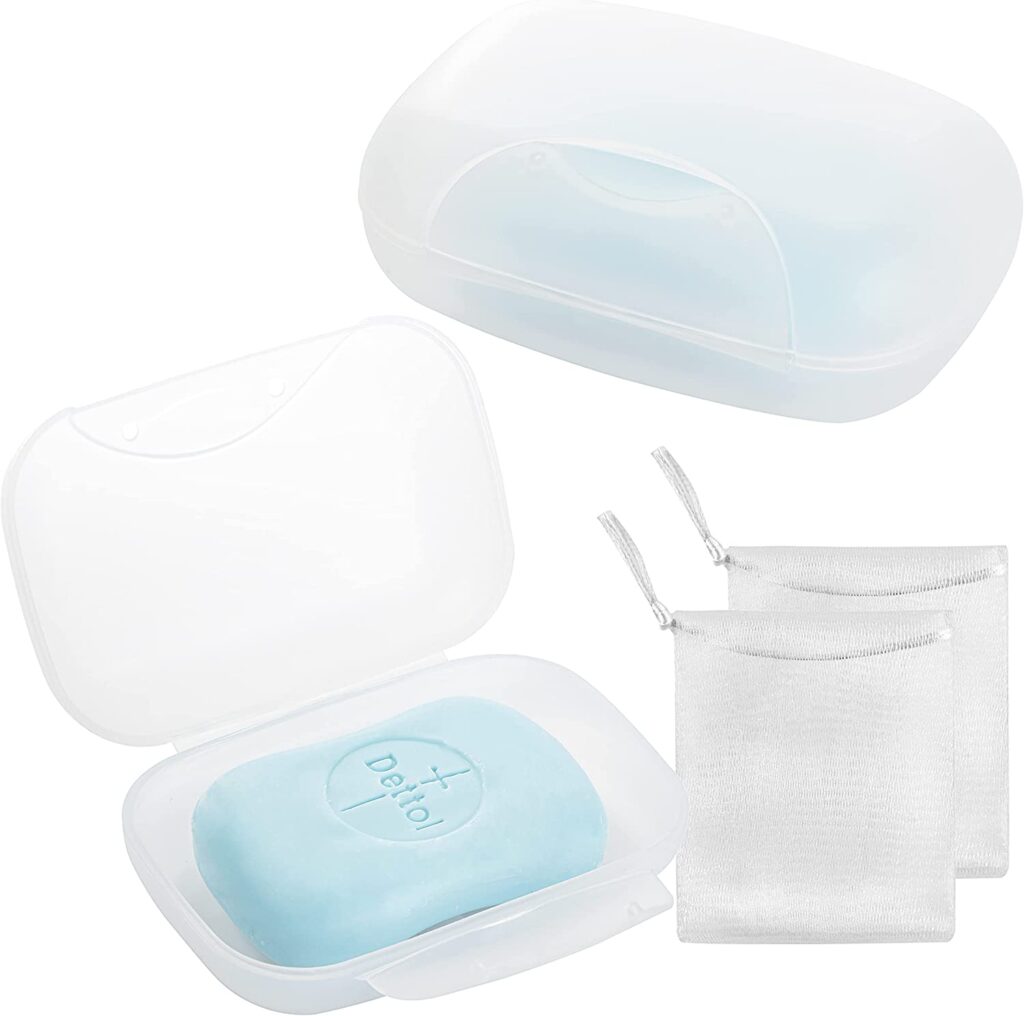 Snowkingdom-2-Pack-Clear-Travel-Soap-Box-Holder